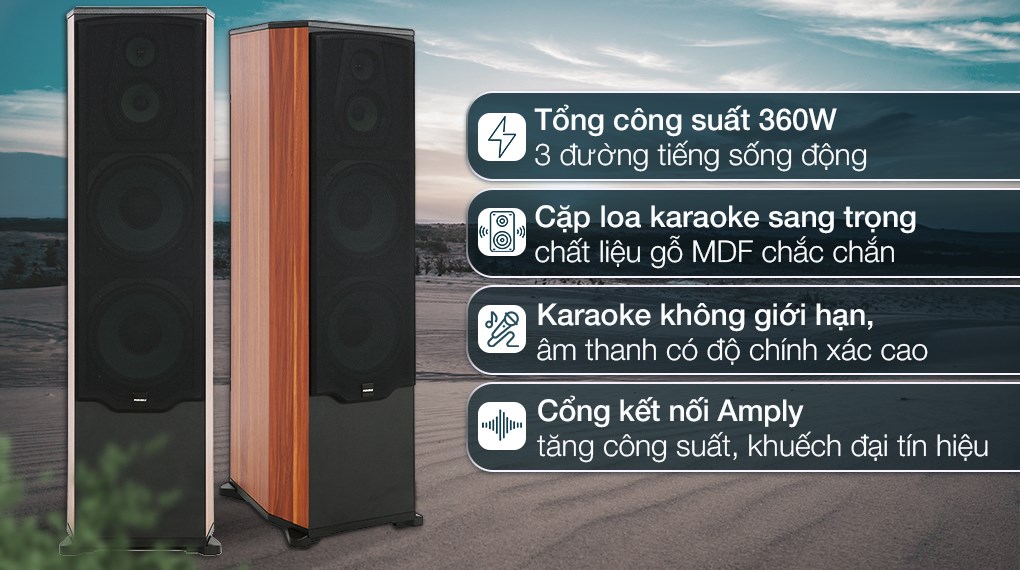 Cặp loa karaoke Paramax LX-2800 360W