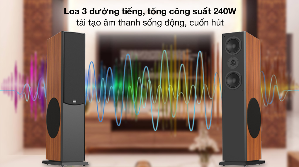 Âm thanh mạnh mẽ, cuốn hút - Cặp loa Paramax LX-3800