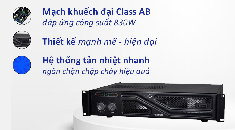 Cục đẩy CAF P15 Smart | Cục đẩy công nghệ cao